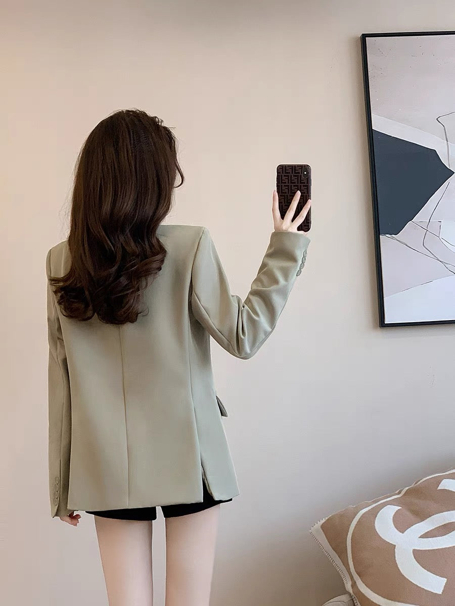 French temperament light and familiar style suit top women's 2022 early autumn new high-end fashion western style suit jacket winter