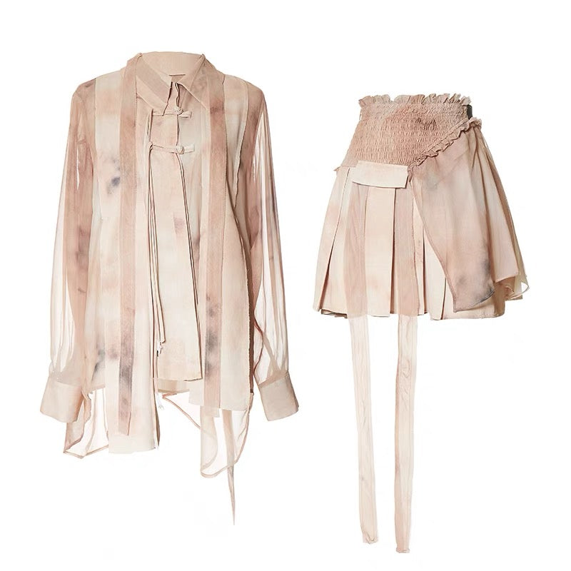 JZ Craftsman "Slim and Beautiful Lady" National Style Suit Autumn Women's Wear 2022 New Design Small Two-piece Set 1300