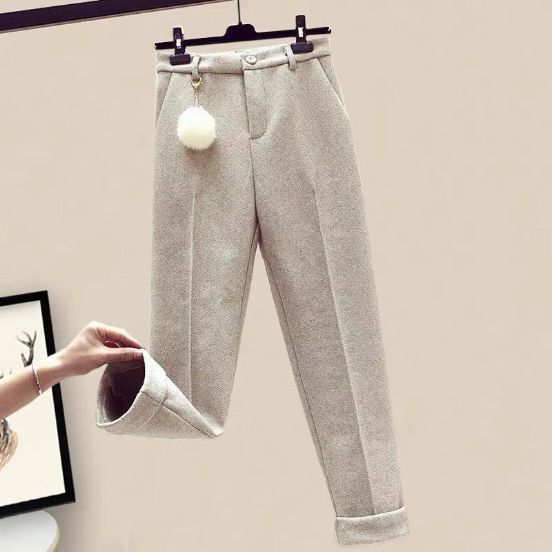 Autumn small fragrance temperament ladies sweater pants woolen pants autumn suit 2022 new women's spring two-piece suit 1805