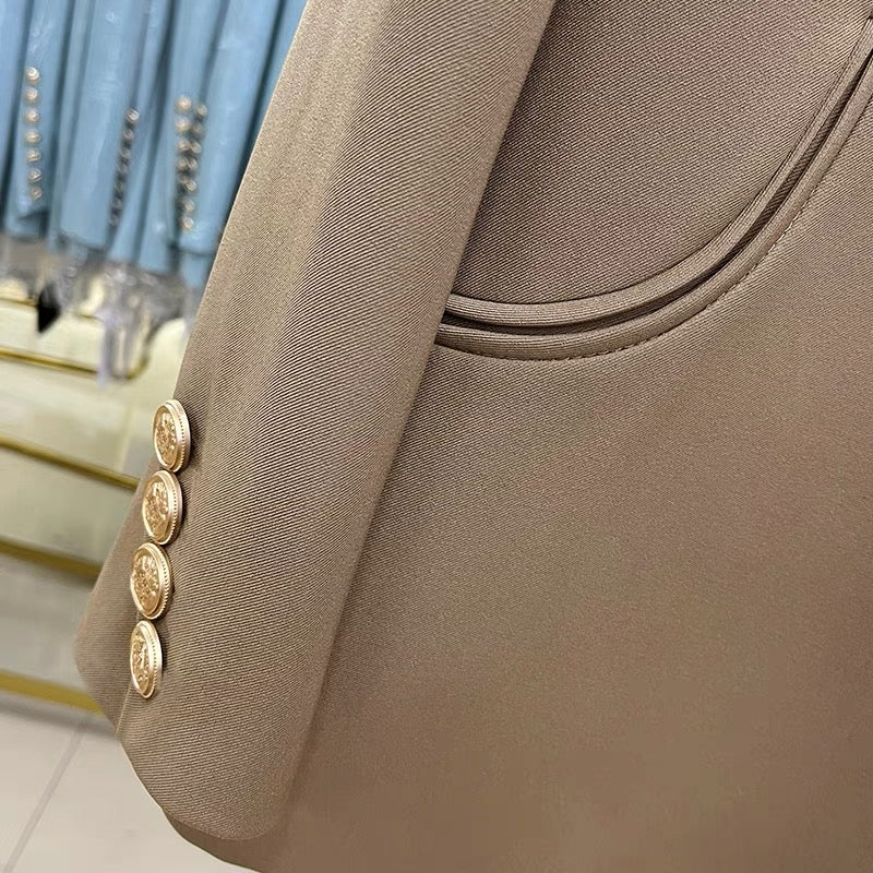 (Pre-Order) 2022 spring and autumn new design sense niche Korean version suit top chic high-end sense fried street suit jacket women