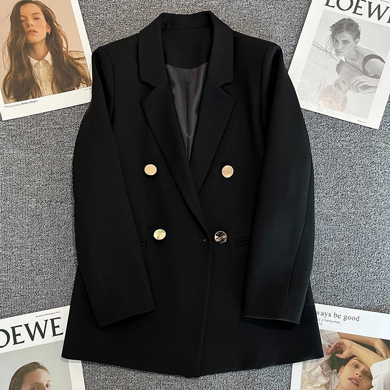 2023 Spring New Suit Jacket Female Korean Straight Casual Loose Fashion Temperament Thin Small Suit Top