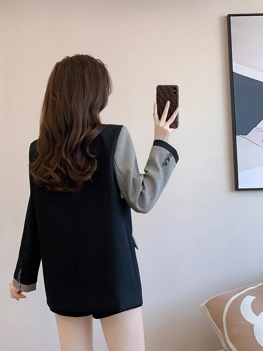 Korean version of the temperament casual suit top women's 2022 early autumn new light mature style high-end fashion western style suit jacket