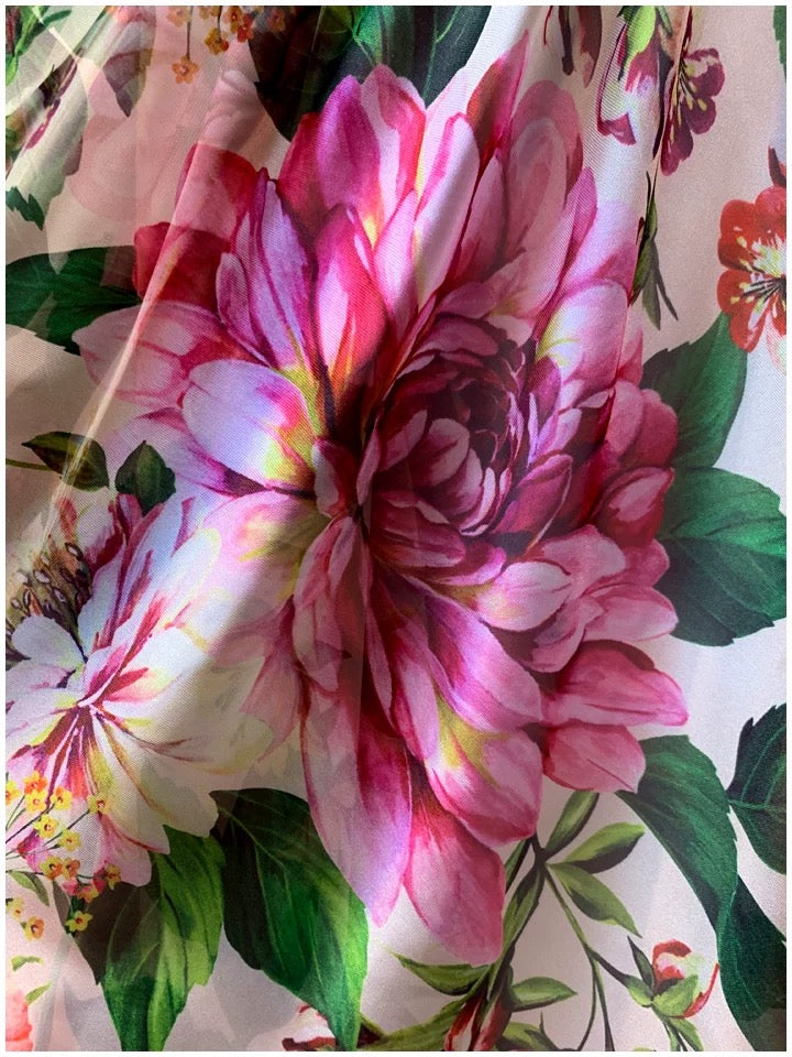 Goddess fan print French fairy skirt temperament super fairy long skirt high-end dress summer 2022 new