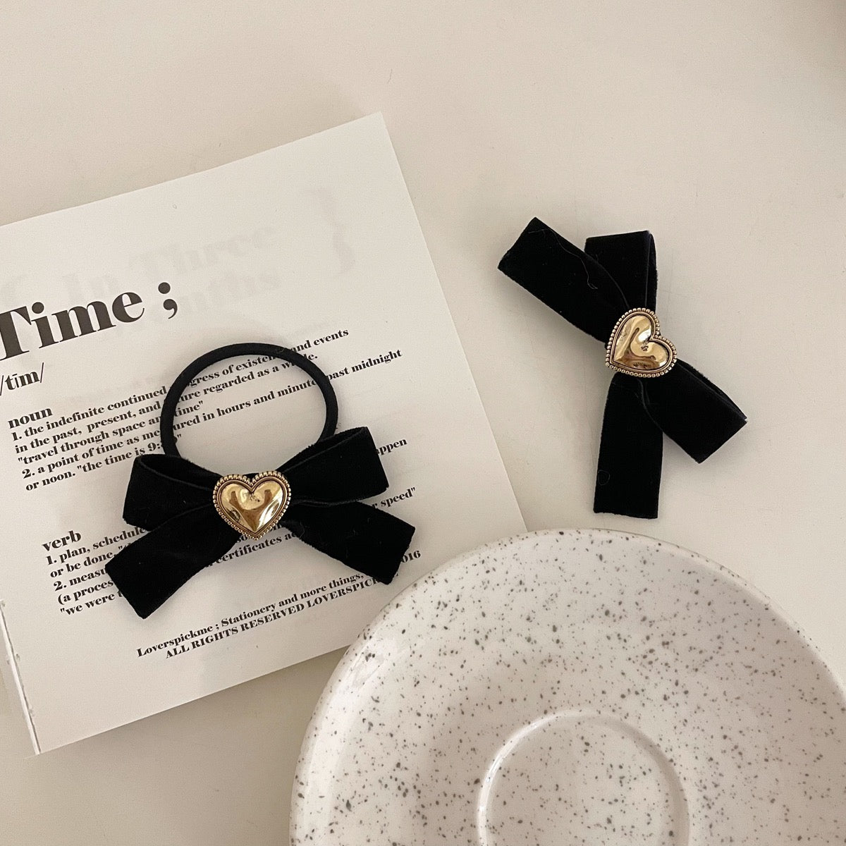 BOW HAIRCLIP TRUE ROMANCE