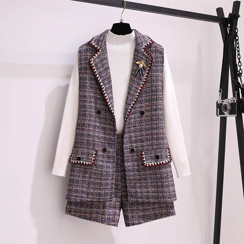 Xiaoxiangfeng suit women's autumn wear 2022 early autumn new women's wear high-end fashion Western-style professional two-piece suit