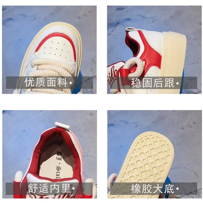 Small white shoes women's summer 2023 new spring and autumn skate shoes small crowd casual street shooting thick bottom slip on personalized women's shoes trend
