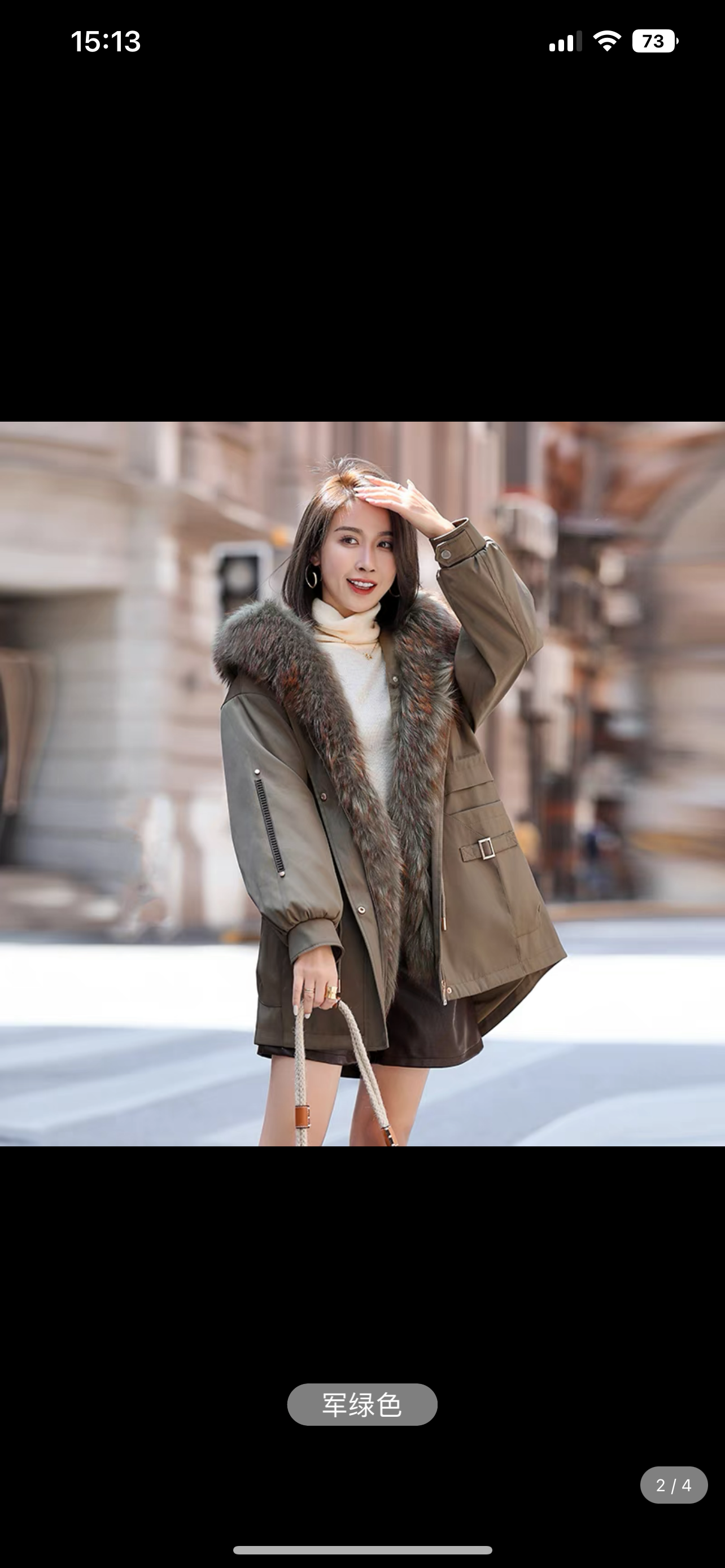 Winter fur parka women's 2023 mid-length hooded removable rex rabbit fur liner raccoon fur placket jacket