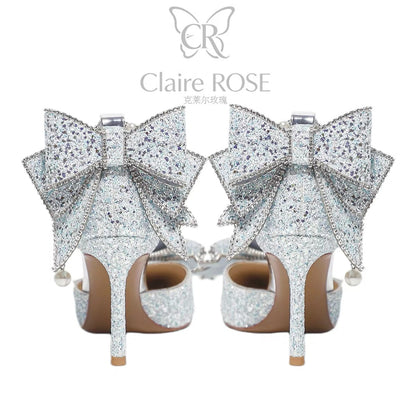 Princess Claire Rose Coronation Gift Box – Crystal Stiletto Heels; a Birthday Gift for Girls (Ideal for 18th Coming-of-Age Celebrations)