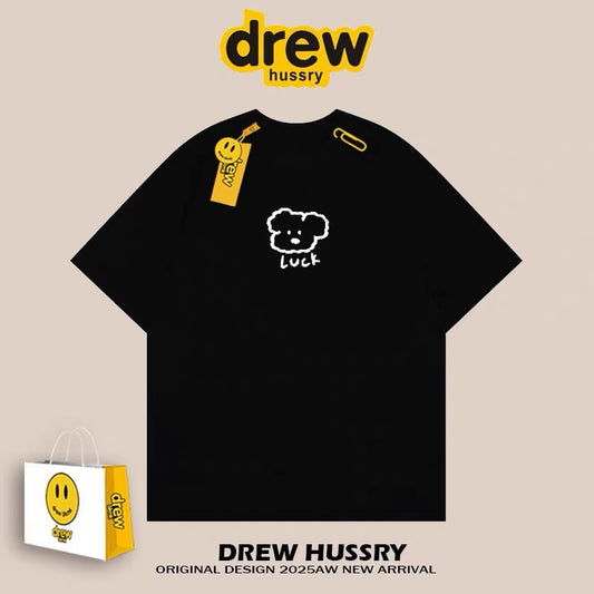 drew American trendy brand Crayon Shin-chan short-sleeved T-shirt men and women ins loose summer heavy cotton casual couple outfit