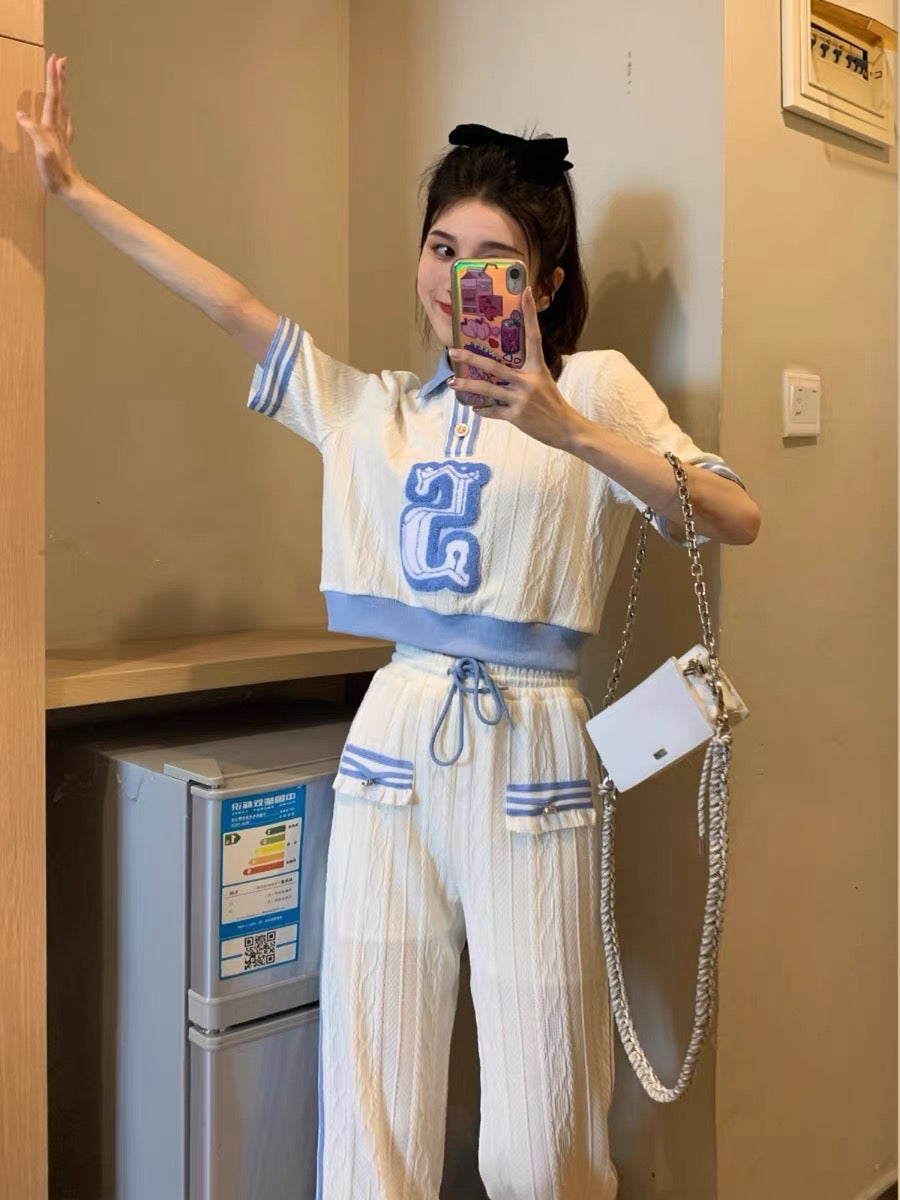 [Fan Welfare] Xiaoxiangfeng suit for women spring 2023 new small casual sports high-end two-piece set