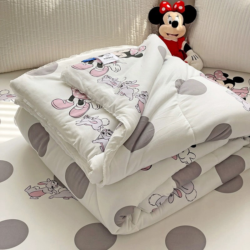 Class A soybean fiber knitted cotton summer cool quilt machine washable summer children's thin quilt spring and autumn summer air conditioning quilt
