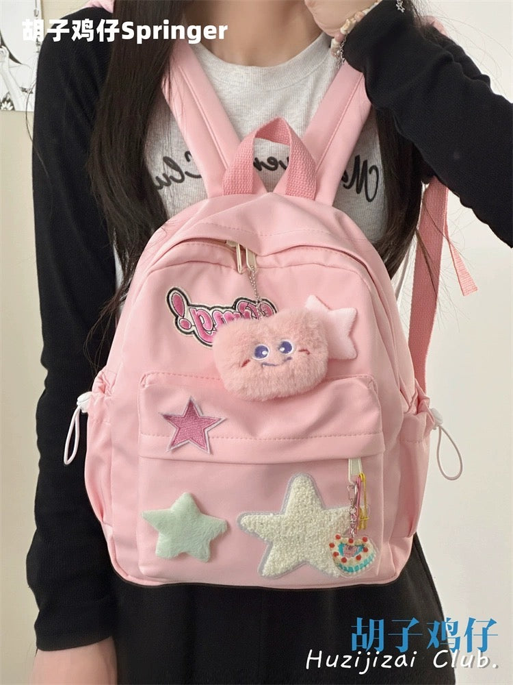 girl with mini backpack Japanese cute sweet girl girl mini backpack female Korean dopamine sta – Lee Nhi Boutique