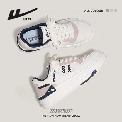 Pull back small white shoes women 2023 autumn new college style casual all-match sneakers thick bottom sports soft bottom shoes women