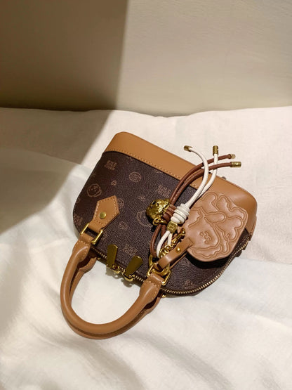South Wind Chio2nd Bread Puppy Rumba Memory Shell Bag Women's Single Shoulder Messenger Bag Handbag Small Tote Bag