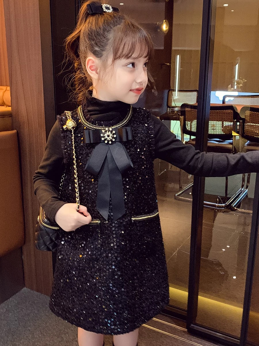 Girls' small fragrant style suit skirt autumn and winter 2023 new fashionable children's Internet celebrity suit skirt little girl fashionable two-piece set
