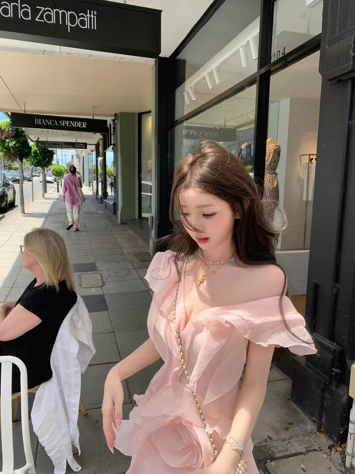 Your Llan [French Rose] Ethereal Ruffled Dress – Spring New Arrival with an Atmospheric, Dreamy Vibe