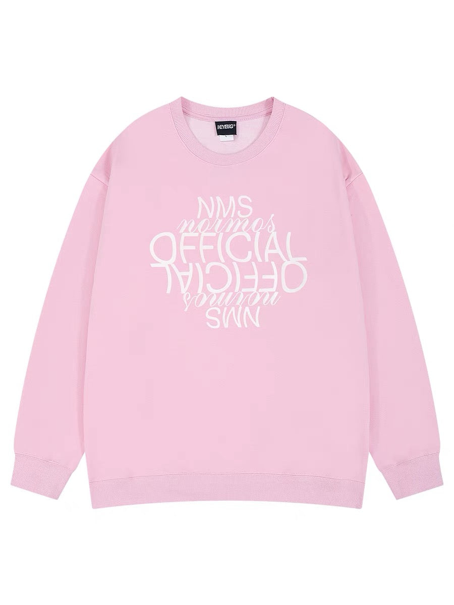 National trend high street American new style sweatshirts for men and women in autumn and winter hiphop couples long-sleeved T-shirts loose jackets for boys (N0928)