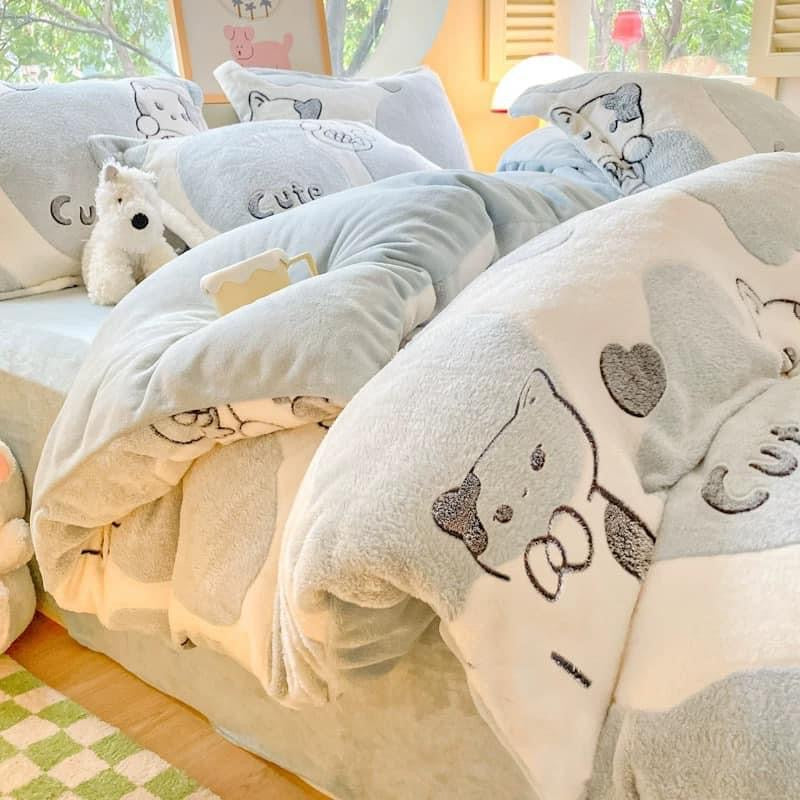 Coral fleece blanket lamb fleece quilt thickened winter single student dormitory milk flannel blanket bed