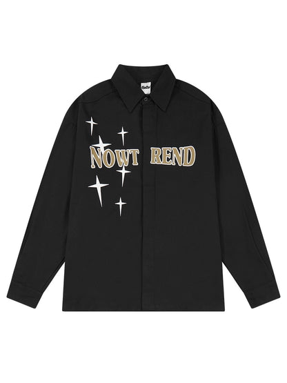 Ins shirt men's summer ice silk black large size casual shirt ruffian handsome drape loose retro half-sleeved top bf