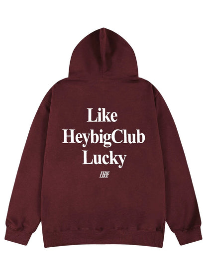 Printed hooded sweatshirts for men and women, heavy trendy brand plus velvet tops, autumn and winter new high street casual and versatile jackets