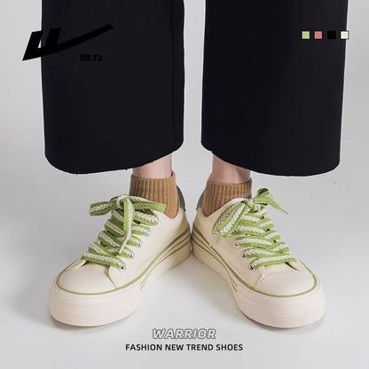 Pull back canvas shoes women's 2023 spring and summer new all-match breathable sneakers women's casual niche students flat bottom white shoes