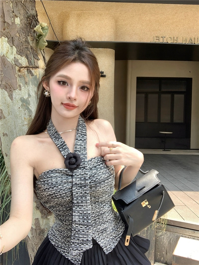 Song Soo-yeon SENIORS original pure lust sexy gem camisole feminine sweet and spicy style inner top
