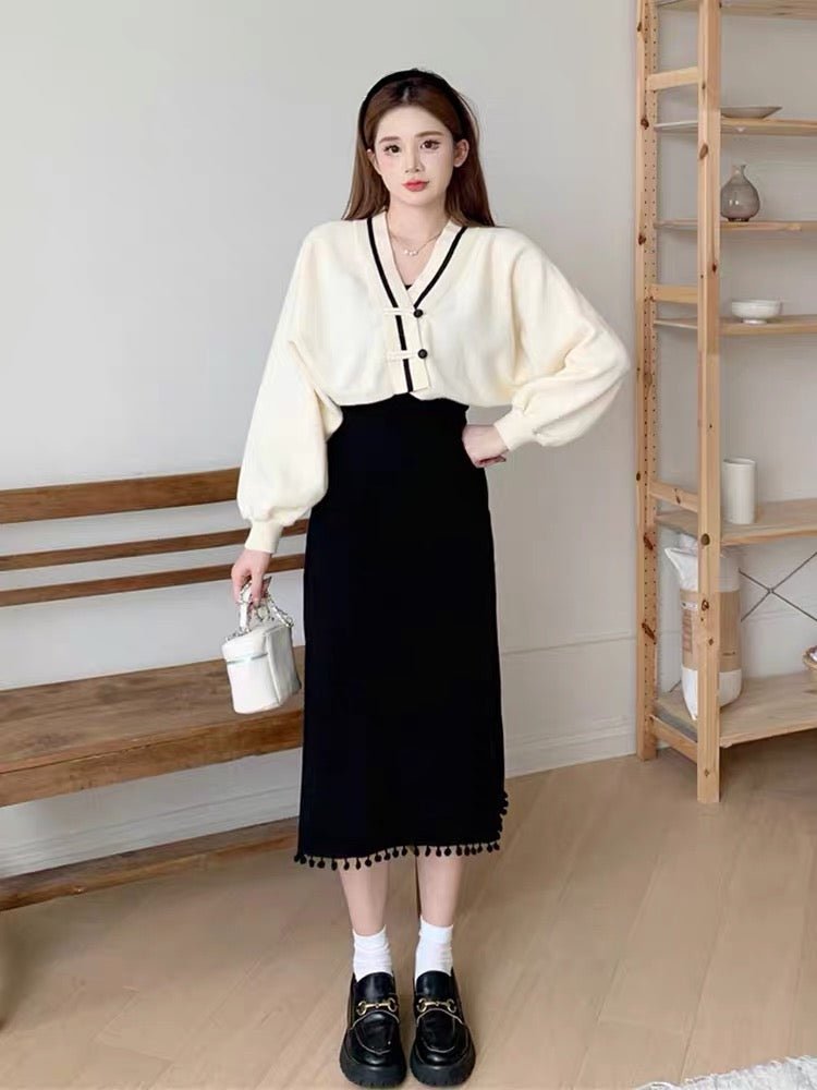 navy blue dress for baby girl Women's Wrap Skirt Korean Modern Hanbok Traditional Kpop TETEROT Salon Winter Cotton Mini Skirt 겨울면 미니스커트 main image 1