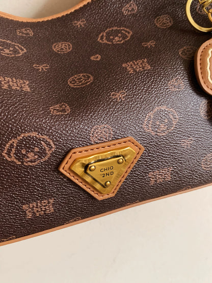 Nanfeng Chio2nd Bread Puppy Blooming Theater Tote Bag 2025 Popular Large Bag Shoulder Messenger Bag Women