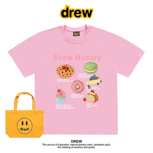 drew American trendy brand Crayon Shin-chan short-sleeved T-shirt men and women ins loose summer heavy cotton casual couple outfit