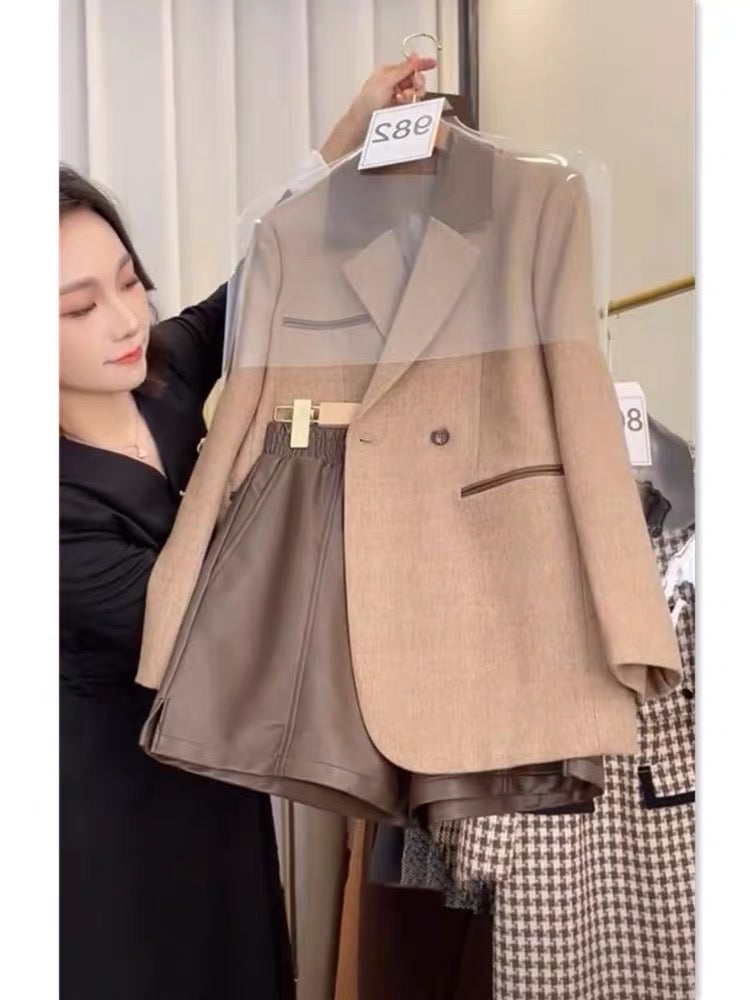 2023 new autumn clothing women's small dress age-reducing young lady style goddess style professional two-piece suit