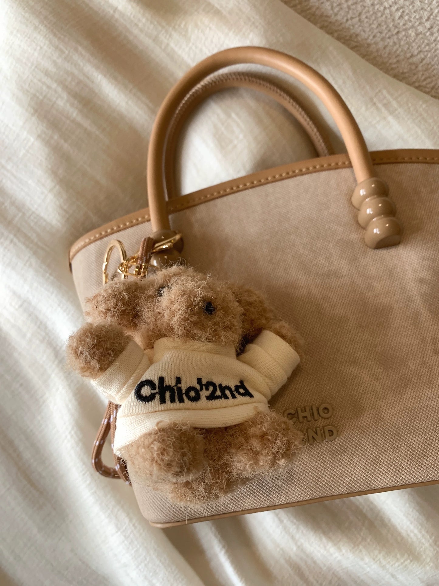 Nanfeng Chio2nd Qiaoguai Weekly Tote Bag Women's Handbag Small Tote Bag Brown All-match Single Shoulder Messenger Bag