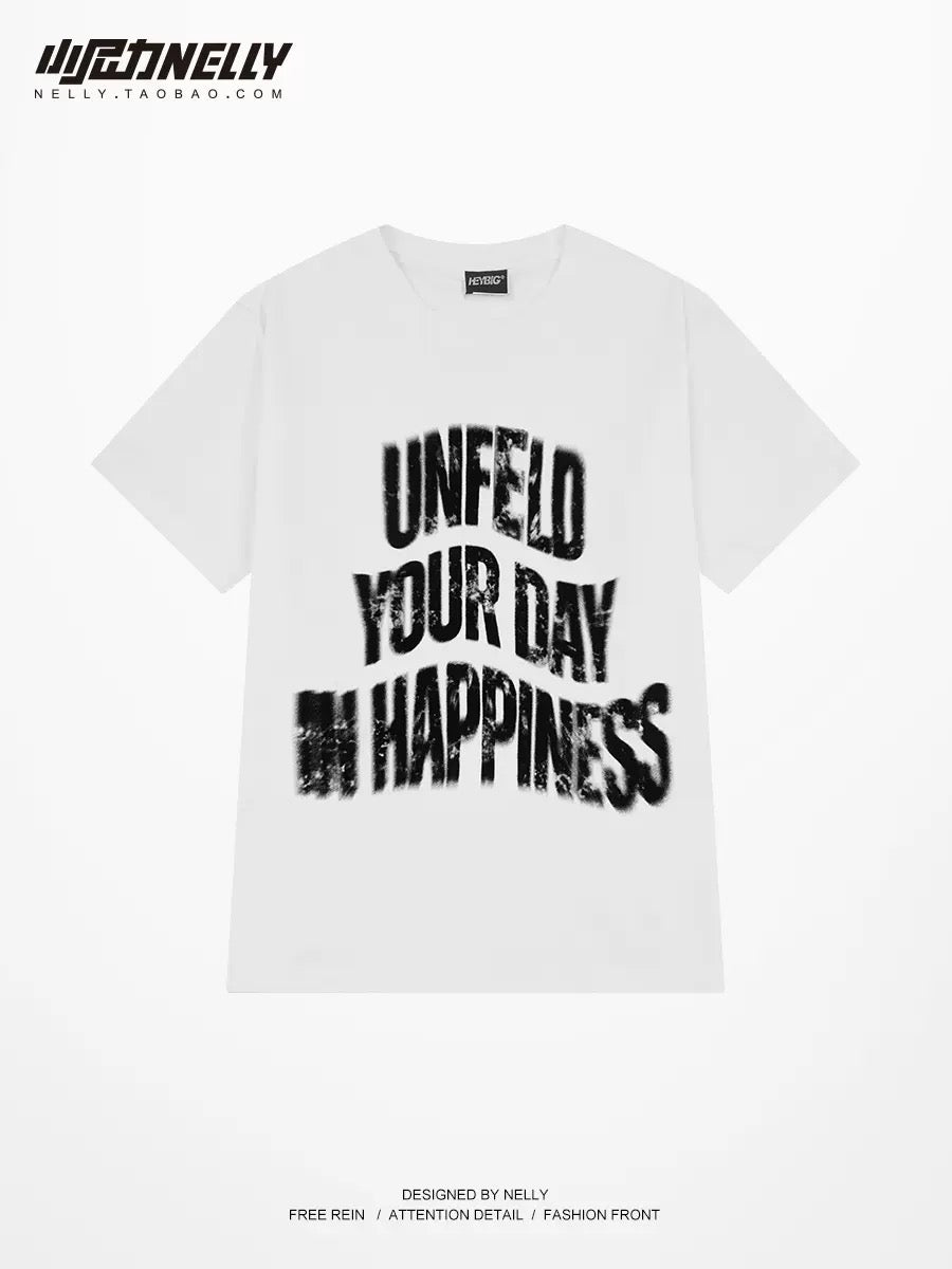 Pure cotton short-sleeved men's and women's T-shirts 2024 spring and summer new fashion brand ins loose half-sleeved white round neck student T-shirt
