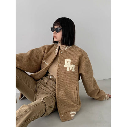 PAPERLLL Xinjian ins irregular design high collar brushed knitted women's all-match slimming bottoming shirt (D7811)