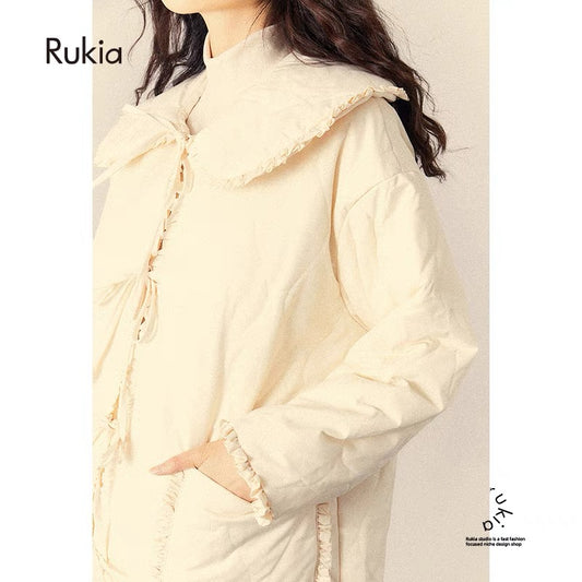 [Leakage Pickup] Loss clearance, limited to 10 pieces per day, this year’s hottest cotton clothing 2022 doll collar coat for women in autumn and winter V1155