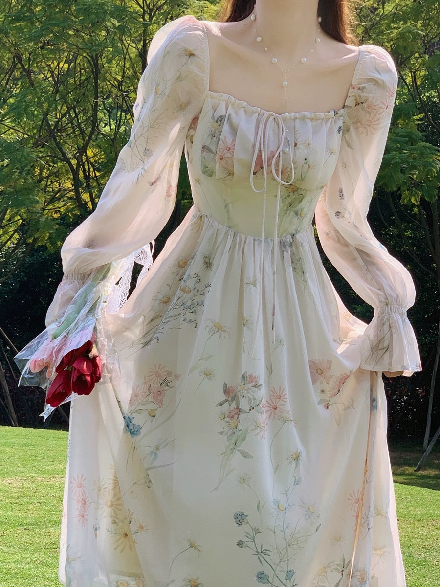 Tanggongzi holiday style chiffon dress fairy super fairy style gentle – Lee  Nhi Boutique