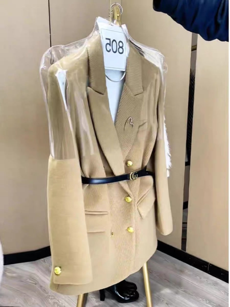 Suit jacket women's autumn 2023 new design sense niche small man popular this year super good-looking suit jacket