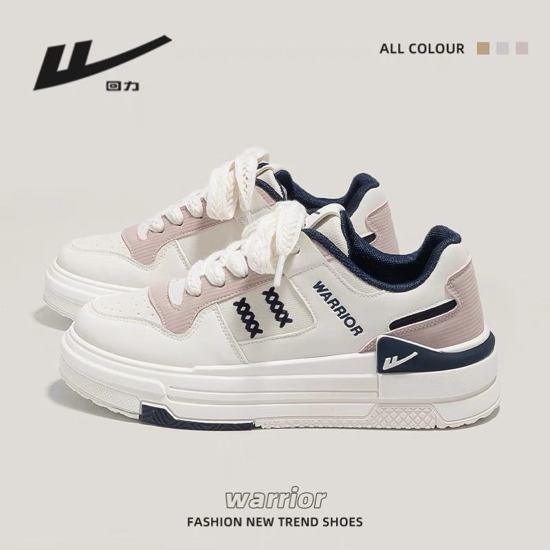 Pull back small white shoes women 2023 autumn new college style casual all-match sneakers thick bottom sports soft bottom shoes women