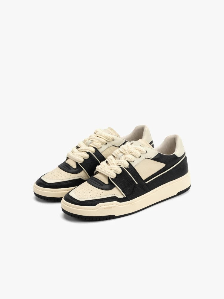 "Brand Classic" FOOT INDUSTRY Foot Industry 90s Sneakers Casual Shoes Black and White Sports Leisure