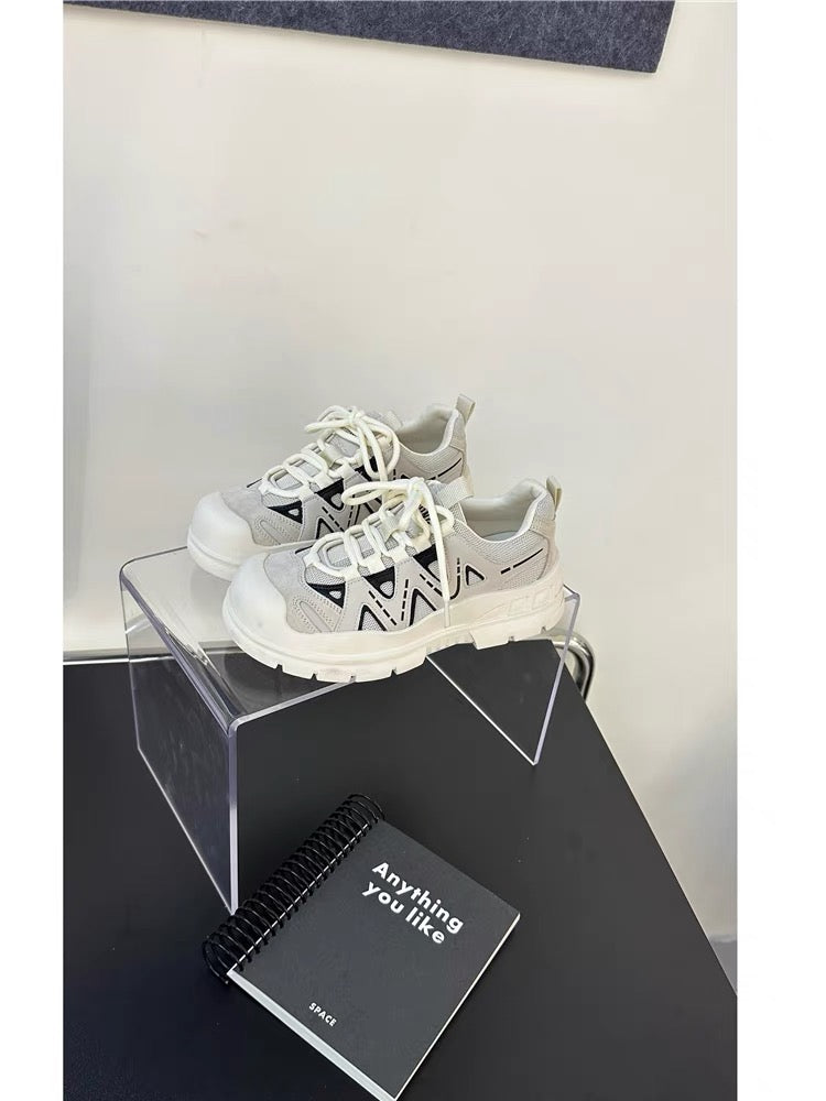 Bo Xiangni's design of ugly and cute dad shoes for women 2023 new autumn thick-soled casual internet celebrity popular retro sports shoes