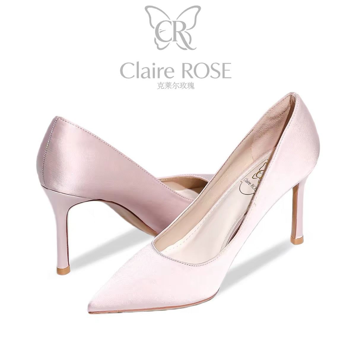 Princess Claire Rose Coronation Gift Box – Crystal Stiletto Heels; a Birthday Gift for Girls (Ideal for 18th Coming-of-Age Celebrations)