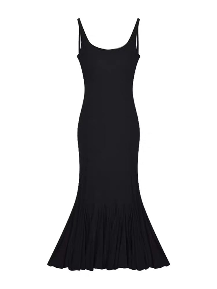 Hip-packing fishtail suspender dress retro sexy hottie temperament design bottoming skirt summer new skirt for women A2269