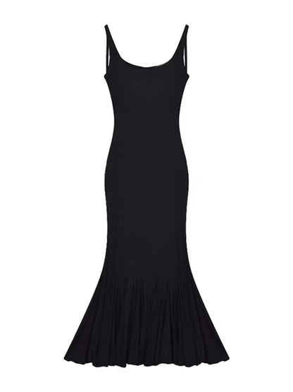 Hip-packing fishtail suspender dress retro sexy hottie temperament design bottoming skirt summer new skirt for women A2269