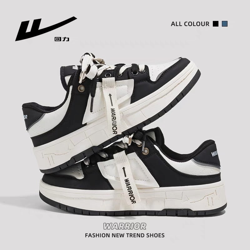 Pull back women's shoes 2023 spring new all-match white shoes original niche black and white panda sneakers women's sneakers