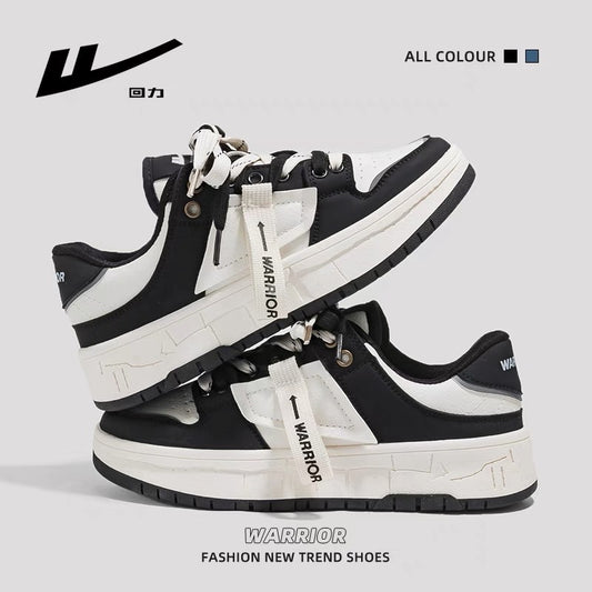 Pull back women's shoes 2023 spring new all-match white shoes original niche black and white panda sneakers women's sneakers