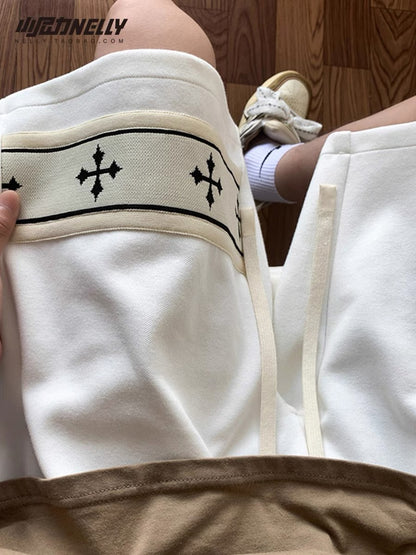 American hip-hop basketball shorts men's summer large size trendy brand straight Hong Kong style cec loose casual sports pants