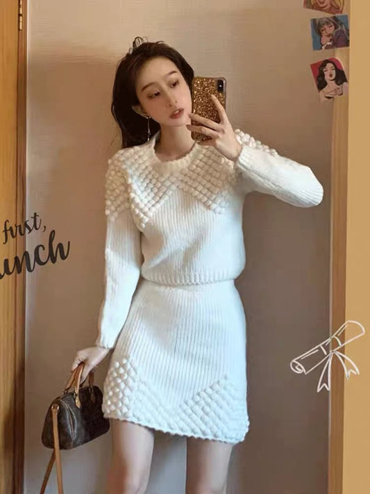 Small skirt suit early spring 2023 new women's salty and sweet age-reducing two-piece set fashionable and stylish internet celebrity T3498