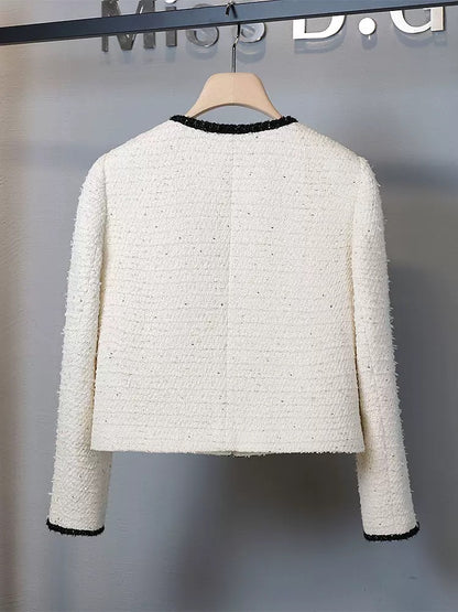 Miss DG high-end high-end temperament small fragrance suit skirt for women 2024 spring foreign style celebrity short jacket and skirt