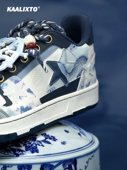 [Same style for stars] kaalixto Year of the Dragon limited star shoes national fashion spring and summer new thick-soled versatile sneakers