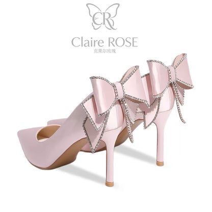 Princess Claire Rose Coronation Gift Box – Crystal Stiletto Heels; a Birthday Gift for Girls (Ideal for 18th Coming-of-Age Celebrations)