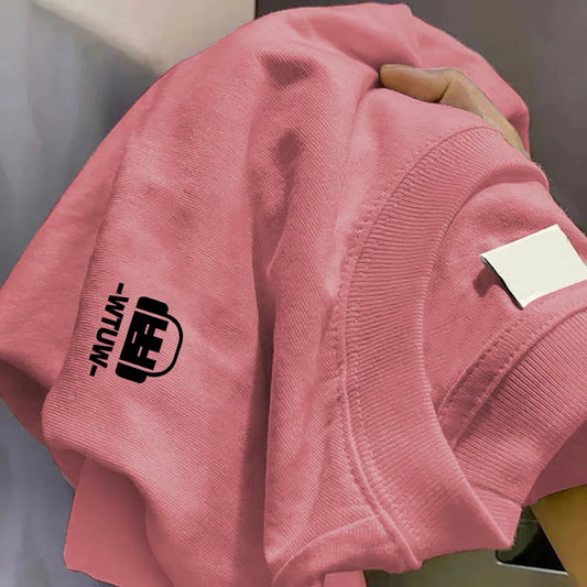 Foreign trade cut label tail order ~ counter withdrawal American trend summer short-sleeved T-shirt men and women pure cotton loose versatile